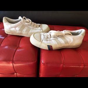 “Vintage” Pro Keds white leather, women sz 7, good condition.